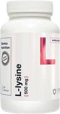 Elentra Nutrition L-лизин 500 мг капс 60 шт