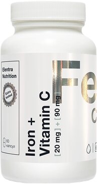 Elentra Nutrition Железо+Витамин С капс 60 шт