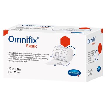 Omnifix elastic Пластырь фиксирующий нетканый белый 15 см х 10 м 1 шт