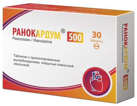 Ранокардум таб 500 мг 30 шт