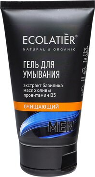 Ecolatier man гель для умывания очищающий 150мл