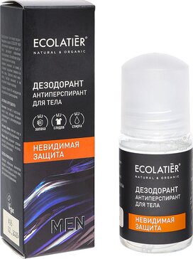 Ecolatier man дезодорант-антиперспирант невидимая защита  50мл