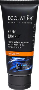 Ecolatier man крем для ног deo effect 100мл