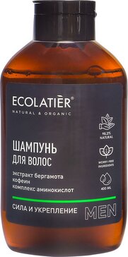 Ecolatier man шампунь сила и укрепление 400мл