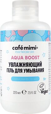 Cafe mimi гель для умывания увлажняющий 220мл aqua boost