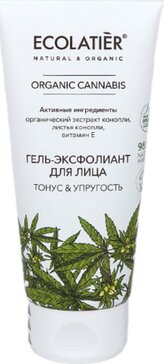 Ecolatier green гель-эксфолиант для лица 100мл конопля