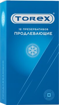 Презервативы продлевающие 12 шт Torex