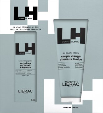 Lierac Homme Набор для мужчин (Крем-флюид антивозрастной 50 мл+ Гель для душа 200 мл)