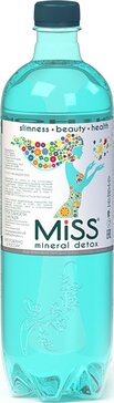 MiSS mineral detox Вода минеральная для женщин 1 л