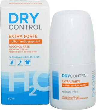 DRYCONTROL Extra Forte H2O антиперспирант от обильного потоотделения ролик без спирта 30% 50 мл