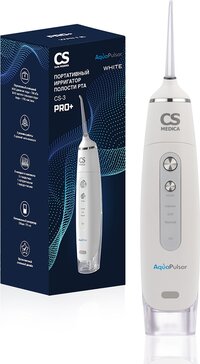 Ирригатор полости рта портативный CS Medica AquaPulsar CS-3 PRO+White