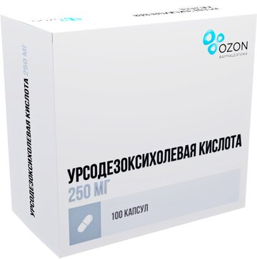 Урсодезоксихолевая кислота капс 250 мг 100 шт