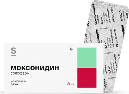 Моксонидин Солофарм таб 0,4 мг 30 шт