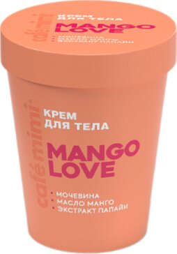 Cafe mimi colours крем для тела 200мл mango love