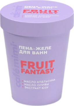 Cafe mimi colours пена-желе для ванн 200мл coco night fruit fantasy