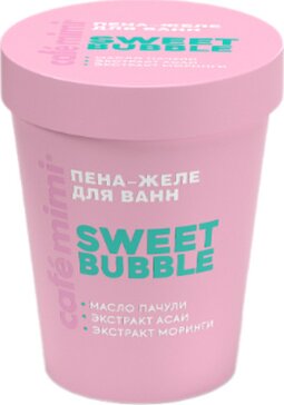 Cafe mimi colours пена-желе для ванн 200мл sweet bubble