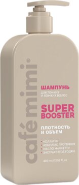 Cafe mimi colours шампунь для волос плотность и объем 400мл super booster