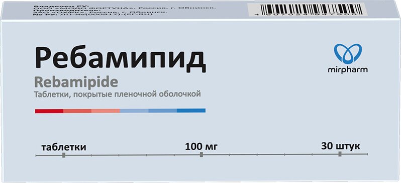 Ребамипид таб 100 мг 30 шт