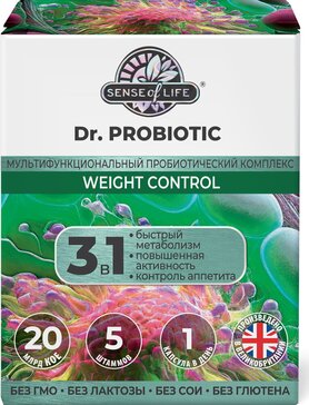 Sense of Life Dr. Probiotic Контроль веса капс 30 шт