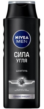 Шампунь для мужчин Nivea men Сила угля для глубокого очищения, 400 мл.