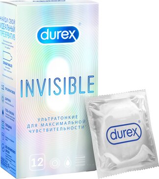 Презервативы Durex Invisible 12 шт