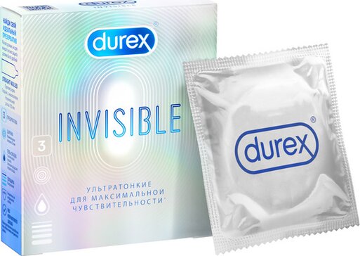 Презервативы Durex Invisible 3 шт