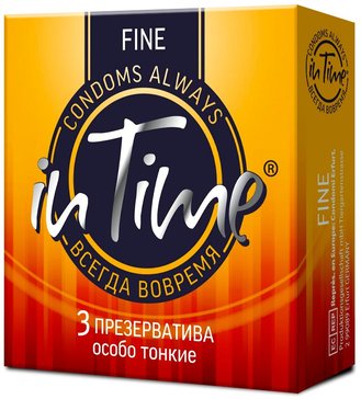 in Time FINE презервативы особо тонкие 3 шт