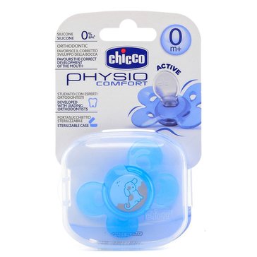 Chicco пустышка сил. 0+ physio comfort 0060 1 шт собачка