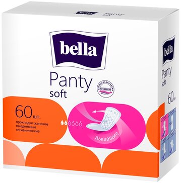 Bella прокладки ежедневные 60 шт panty soft