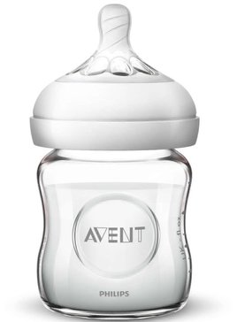 Avent natural бутылочка для кормления 120мл 81410 1 шт стекло