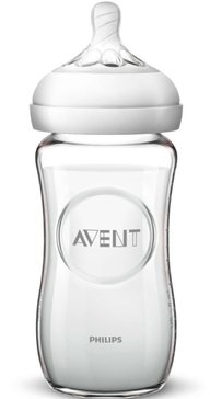 Avent natural бутылочка для кормления 240мл 81420 1 шт стекло