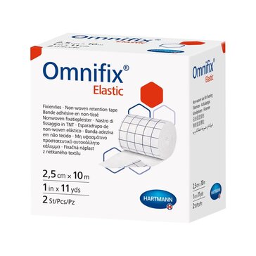 Omnifix elastic пластырь фиксирующий гипоаллергенный 2,5 х1000см 2 шт