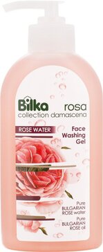 Bilka гель для лица для умывания 200мл rosa damascena