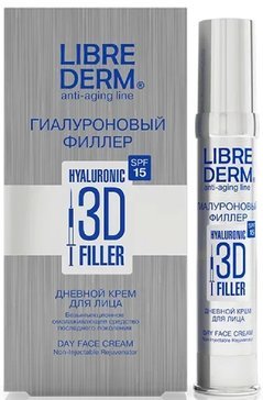 Librederm 3d филлер гиалуроновый крем для лица дневной 30мл spf 15