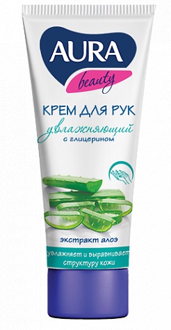 Aura beauty крем для рук увлажняющий 75 мл