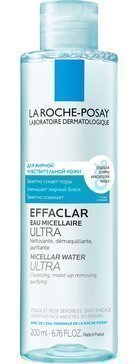 LA ROCHE-POSAY EFFACLAR Ultra Мицеллярная вода для жирной и проблемной кожи, 200 мл