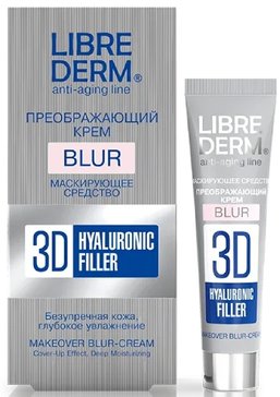 Librederm 3d филлер гиалуроновый крем-blur для лица преображающий 15мл