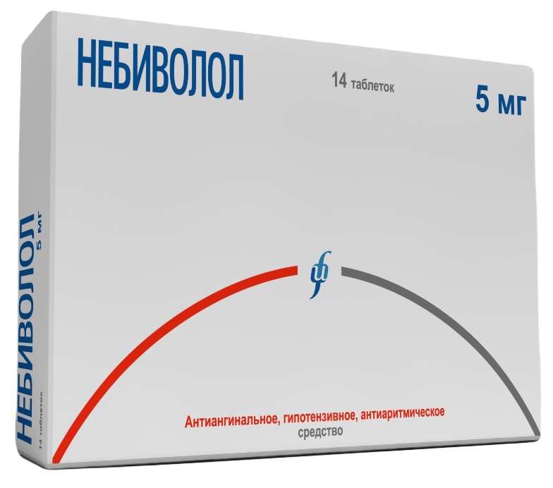 Небиволол таб 5мг 14 шт изварино фарма