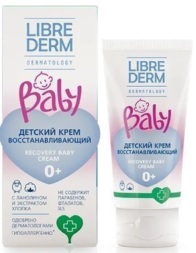 Librederm baby крем детский восстанавливающий 50мл ланолин/экстракт хлопка