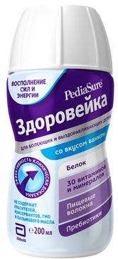 Педиашур средство для энтерального питания 1.5ккал 200мл бут.п/э здоровейка с пищевыми волокнами вкус ванили