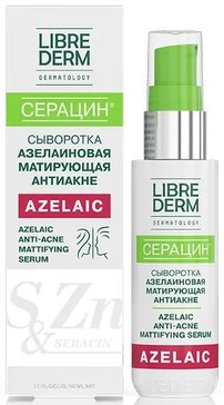 Librederm Seracin Сыворотка азелаиновая матирующая антиакне 50мл