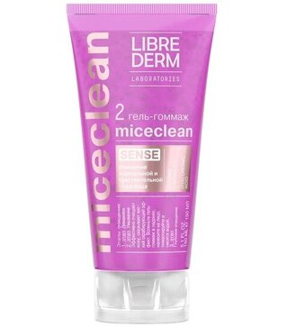 Librederm Miceclean Sence Гель-гоммаж для нормальной и чувствительной кожи 150 мл