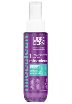 Librederm Miceclean Sebo Гидрофильное очищающее масло для жирной и комбинированной кожи 100 мл