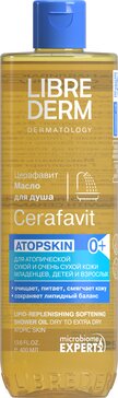 Librederm Cerafavit Масло для душа для атопической, сухой и очень сухой кожи 400 мл 