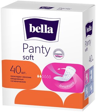 Прокладки ежедневные Bella Panty soft 40 шт