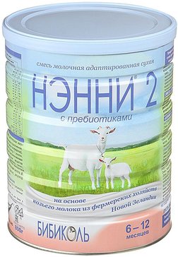 Нэнни 2 смесь молочная на основе козьего молока 800г с пребиотиками