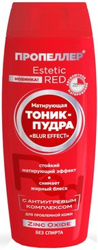 Пропеллер estetic red тоник-пудра для лица матирующая 100мл