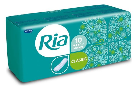 Ria прокладки 10 шт classic normal sanitary towels 