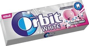 Orbit white резинка жевательная 10 шт bubblemint