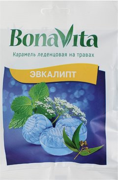 Bona vita карамель леденцовая на травах 60г эвкалипт